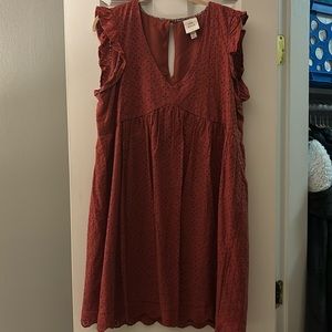 Orange dress (dark orange)